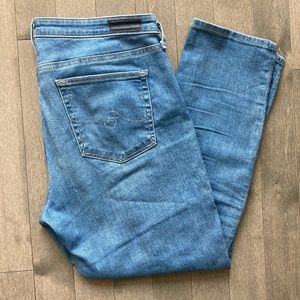 AG Adriano Goldschmied The Prima cigarette leg crop length midrise  jean